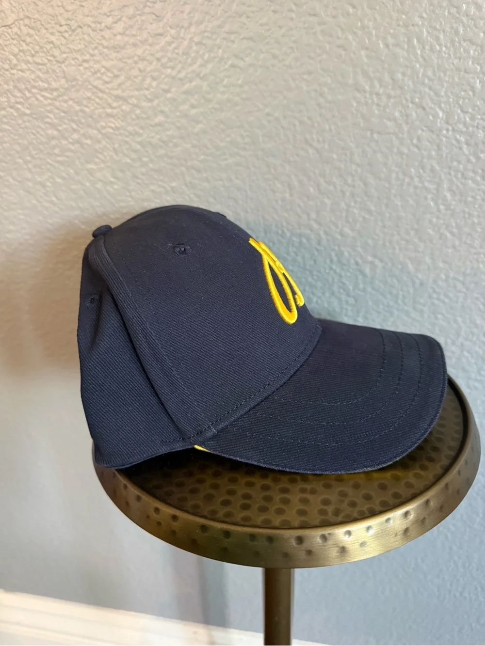 Breitling 1884 Adjustable Navy Baseball Cap with Yellow 'B' Emblem